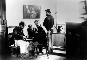 Huzatjáték a Le Relaisban, a Natanson család otthonában Villeneuve-sur-Yonne-ban, kb. 1899